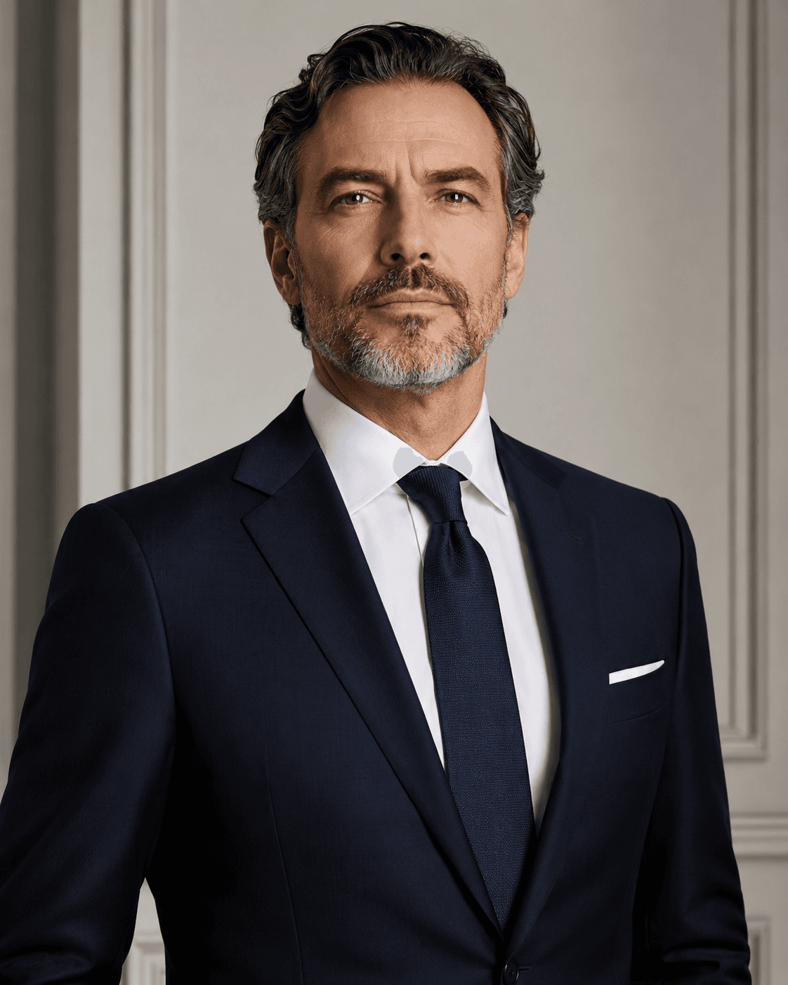 Exemplo da pose Executivo clássico / Paramount