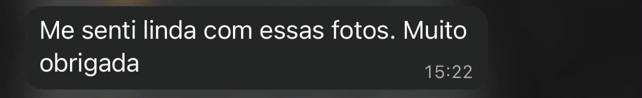 Mensagem real de cliente número 5