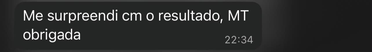Mensagem real de cliente número 9