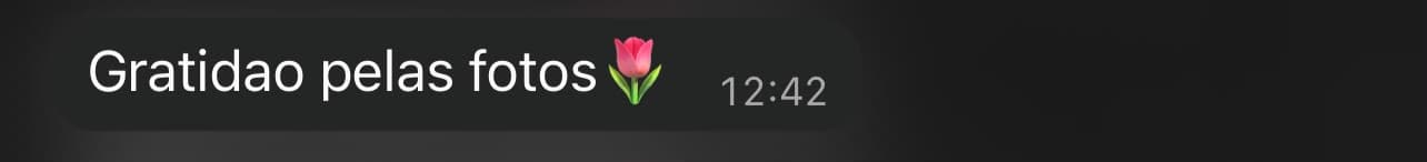 Mensagem real de cliente número 10