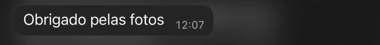 Mensagem real de cliente número 16